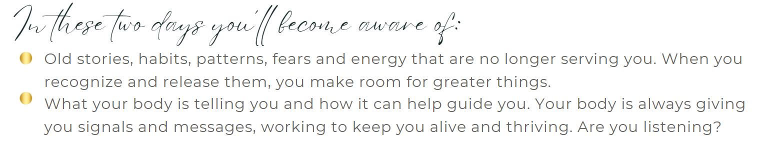 Awareness Human Design Wellness Retreat